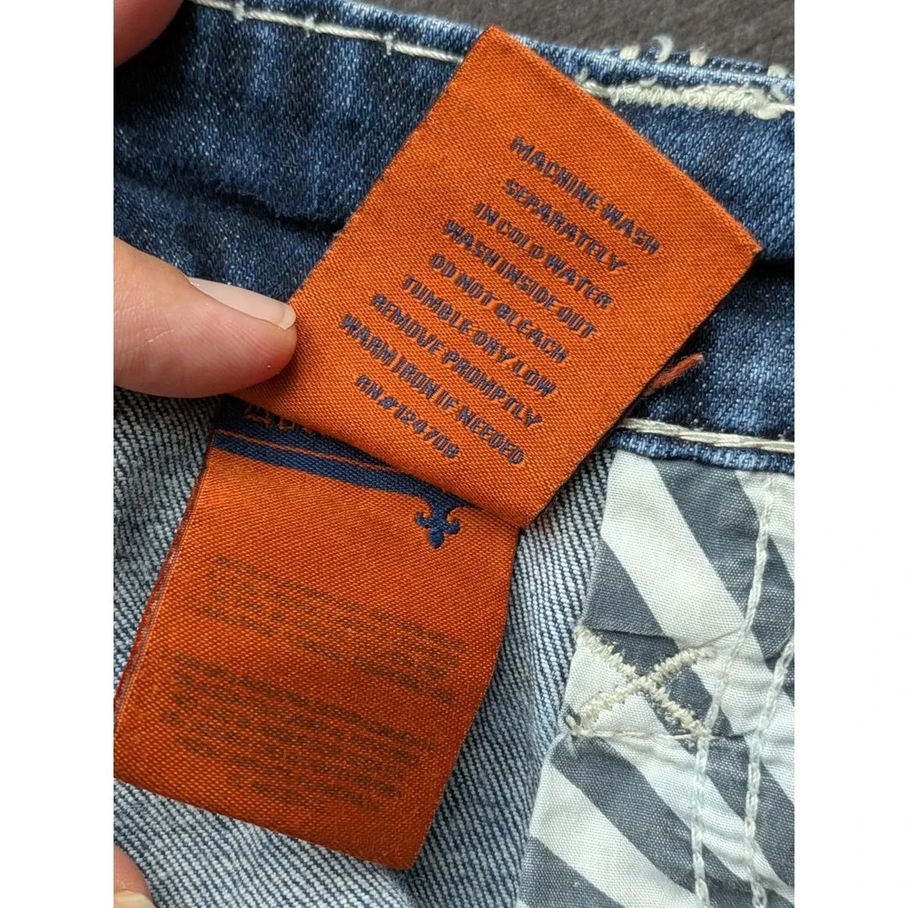 Rock Revival Ayden Slim Boot Jeans Men's Size 38 Embroidered Stretch 27
